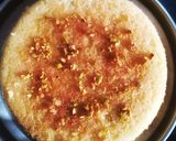 A picture of step 8 of Coconut semolina/basbousa cake.