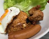 รูปขั้นตอนการทำที่ 4 ของ ข้าวผัดอเมริกันฉบับร้านสะดวกซื้อ