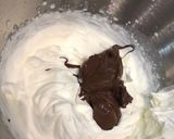 Une image de l'étape 5 de Mousse Nutella et son roulé.