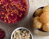 A picture of step 6 of Anar (Pomegranate) Pani Puri ~ No Beetroot No Color Only Anar Ka Rang.