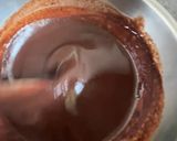 Gambar langkah 10 resipi Kek Coklat.