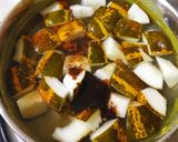 A picture of step 2 of Mangalore cucumber huli(sambhar).