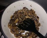 A picture of step 3 of Mushroom soup for the cold season.
