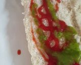 A picture of step 2 of Chicken nuggets burger.