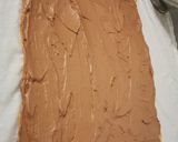 Une image de l'étape 8 de Bûche mascarpone chocolat et cacahuète caramélisées.