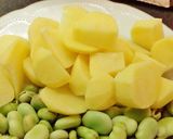 Foto del paso 1 de la receta Porciones de chuleta de cerdo con patatas y verduras