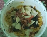 รูปขั้นตอนการทำที่ 14 ของ มะม่วงผัดไข่ไก่ คู่กับไก่ย่าง และตะวันนา สาหร่ายทรงเครื่อง