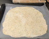 Foto del paso 1 de la receta: Pizza de bacon, pimientos asados, trigueros y mucho más