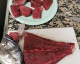 Foto del paso 1 de la receta: Bonítol escabetxat al caramel de Módena