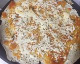 A picture of step 2 of Tasty tasty dosa pizza 🍕.