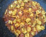 A picture of step 5 of Kaju paneer sabzi.