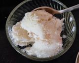 A picture of step 5 of Lychee ice cream.