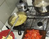 A picture of step 5 of Piqué Macho (Bolivian Dish).