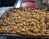 A picture of step 5 of Apple bread pudding.