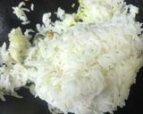 A picture of step 5 of Lemon Rice with leftover rice.
