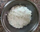 A picture of step 5 of Chhena poda.