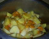 A picture of step 2 of Stewed matoke #4WeeksChallenge.