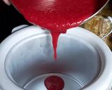Une image de l'étape 8 de Sorbet framboise.