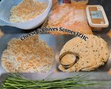 A picture of step 2 of Cheese & Chives Scones.