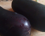 Foto del paso 1 de la receta: Berenjenas rellenas con puré de garbanzos enriquecidas con Agua de Mar