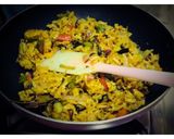 A picture of step 6 of Maharashtrian Phodnicha Bhaat: With Leftover Rice 🍚.