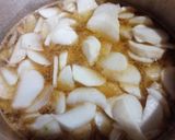 A picture of step 3 of Shaljam Palak Gosht.