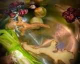 A picture of step 5 of Bún Bò Huế.