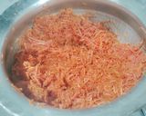 A picture of step 2 of Gajar ka Halwa.