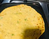 A picture of step 5 of Besan ki Roti.