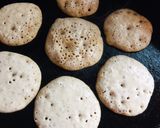 A picture of step 1 of Nendran Banana jowar pancakes.