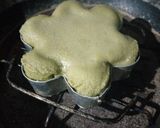 Foto langkah ke 3 dari resep Bingka susu creamy matcha.