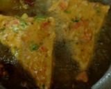A picture of step 5 of Bread pakoda.