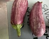 Une image de l'étape 1 de Aubergines graffiti et oignon sauce teriyaki à la plancha.