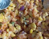 A picture of step 3 of Cheesy sweet corn.