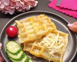A picture of step 7 of Finally Found a Use for Rice Paper! Cheesy Waffles 🧀.