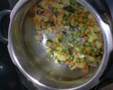 A picture of step 2 of Matar Pulao with Tomato Spicy soup.