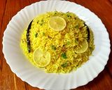 A picture of step 8 of Lemon Rice.