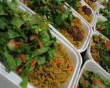 Party jollof rice with hot n spiced chicken and season salad recipe step 3 photo
