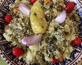 صورة لخطوة 5 من وصفة مسفوف بالرجلةوالخضر(ثقفلت أومرمور ذلخضرا)