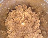 A picture of step 2 of Bread Halwa with stuffed ice cream.