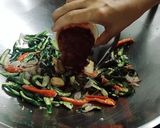 Foto langkah ke 4 dari resep Resep Tauco Medan Buncis Dan Baby Cumi ala Shebb's Kitchen.