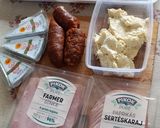 Sajtkrémes, sonkás, Roquefort sajtos rántott karaj recept fázis 2 fotója