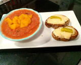 Foto del paso 5 de la receta: Gazpacho de Mango con Tostas Gratinadas