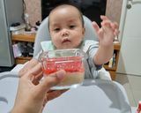 Foto langkah ke 4 dari resep Strawberry Cheesecake - Snack MPASI 6m+.