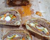 A picture of step 9 of Stuffed Meatloaf en Croute.