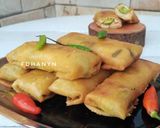 Foto langkah ke 5 dari resep Lumpia isi Nasgor Petai.