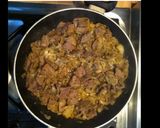 Une image de l'étape 3 de Bœuf au curry et échalotes.