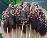 Foto langkah ke 3 dari resep Es Pisang Coklat (es kul-kul).