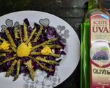Foto del paso 6 de la receta: Repollo morado con espárragos y algo más.