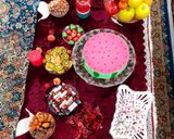 عکس مرحله 1 از دستور سفره ی شب یلدا ی ما❤